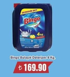 Bingo Bulaşık Deterjanı 4 Kg