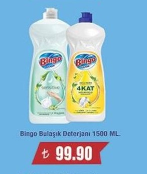 Bingo Bulaşık Deterjanı 1500 Ml