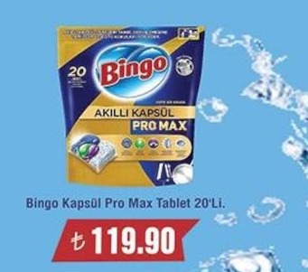 Bingo Kapsul Pro Max Tablet 20'Li