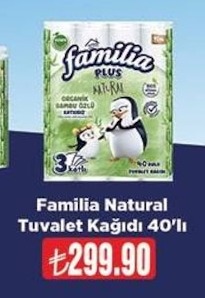 Familia Natural Tuvalet Kağıdı 40'Lı