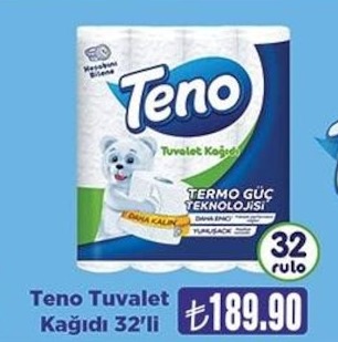 Teno Tuvalet Kağıdı 32'Li