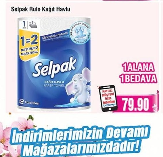 Selpak Rulo Kağıt Havlu