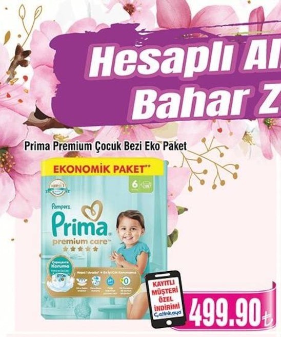 Prima Premium Çocuk Bezi Eko Paket