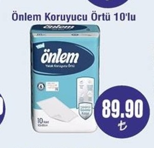 Önlem Koruyucu Örtü 10'Lu