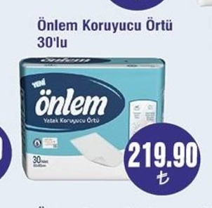 Önlem Koruyucu Örtü 30'Lu