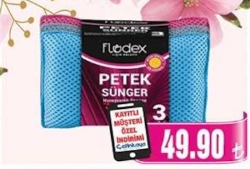 Flodex Petek Sünger 3'Lü