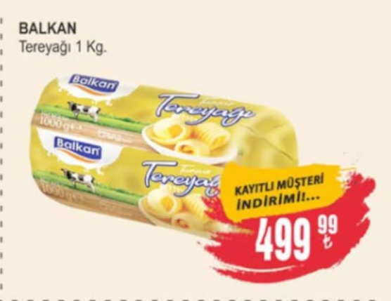 Balkan Tereyağı 1 Kg