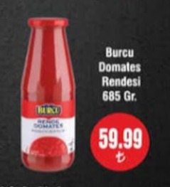 Burcu Domates Rendesi 685 Gr.