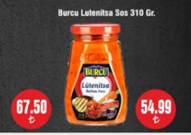 Burcu Lutenitsa Sos 310 Gr.