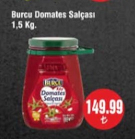 Burcu Domates Salçası 1.5Kg