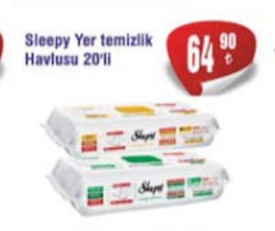 Sleepy Yer Temizlik Havlusu 20'Li