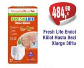 Fresh Life Emici Külot Hasta Bezi Xlarge 30'Lu