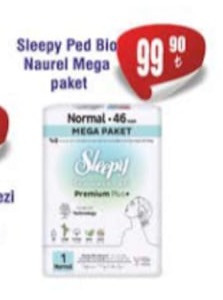 Sleepy Ped Bio Naturel Mega Paket 46'Lı
