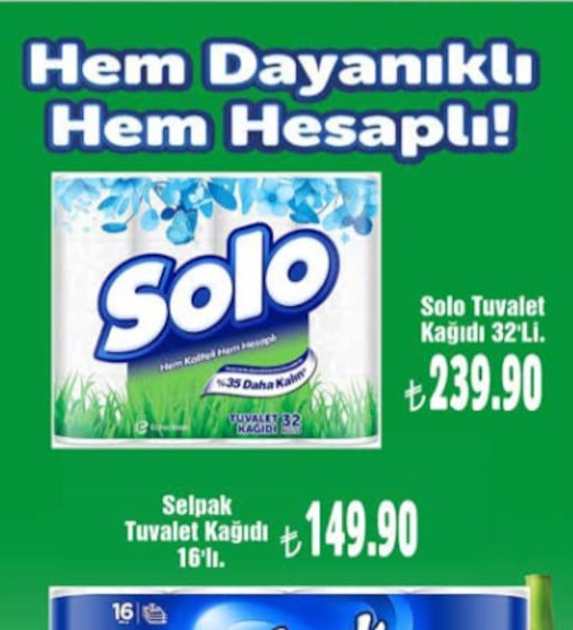 Solo Tuvalet Kağıdı 32'Lı