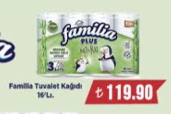 Familia Tuvalet Kağıdı 16'Lı