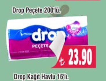 Drop Peçete 200'Lü