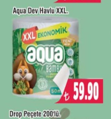 Aqua Dev Havlu Xxl