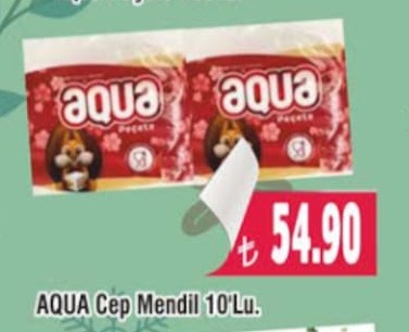 Aqua Cep Mendil 10'Lu