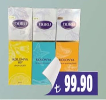 Duru Kolonya 80' 3 Adet