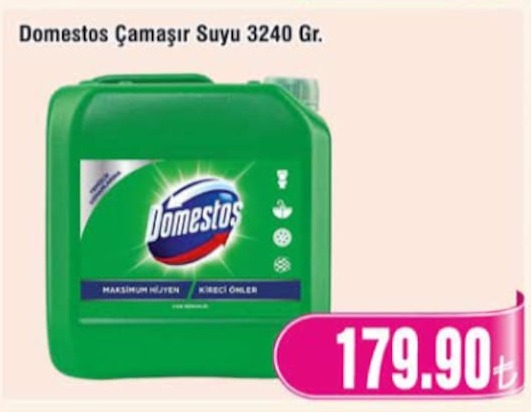 Domestos Çamaşır Suyu 3240 Gr