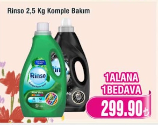 Rinso 2,5 Kg Komple Bakım