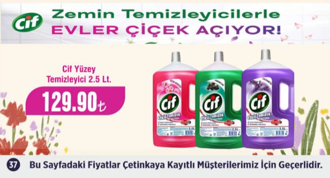 Cif Yüzey Temizleyici 2.5 Lt.