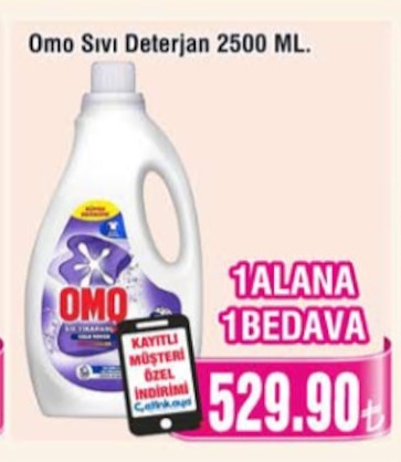 Omo Sıvı Deterjan 2500 Ml