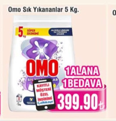 Omo Sık Yikananlar 5 Kg
