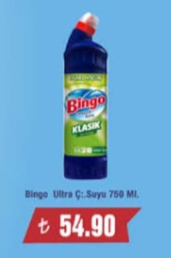 Bingo Ultra Çamaşır Suyu 750 Ml.