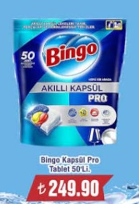 Bingo Kapsül Pro Tablet 50'Li.