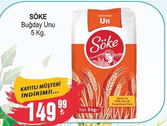 Söke Buğday Unu 5 Kg.