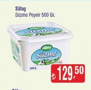 Sütaş Süzme Peynir 500 Gr.