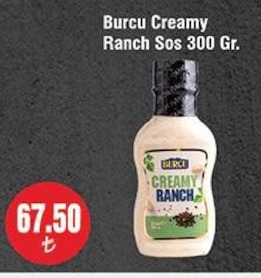 Burcu Creamy Ranch Sos 300 Gr.