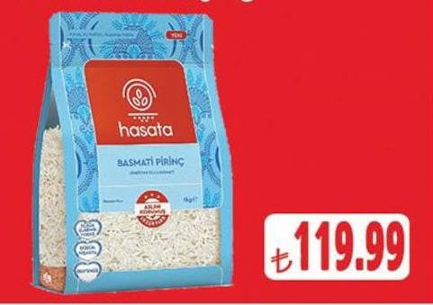 Hasata Basmati Pirinç 1Kg