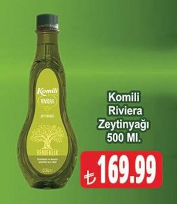 Komili Riviera Zeytinyağı 500 Ml.