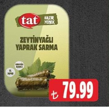 Tat Zeytinyağlı Yaprak Sarma