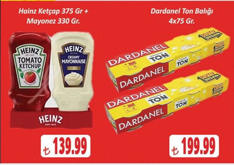 Heinz Ketçap 375 Gr + Mayonez 330 Gr.