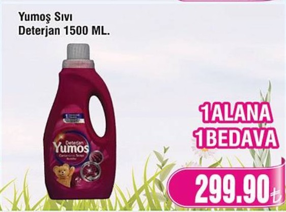 Yumoş Sıvı Deterjan 1500 Ml