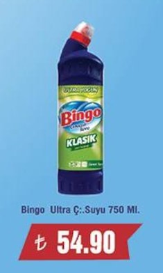 Bingo Ultra Çamaşır Suyu 750 Ml