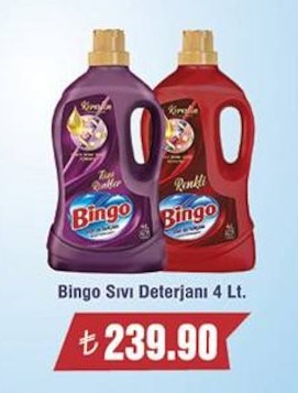 Bingo Sıvı Deterjanı 4 Lt