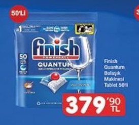 Finish Quantum Bulaşık Makinesi Tablet 50'Li