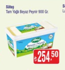 Sütaş Tam Yağlı Beyaz Peynir 900 Gr