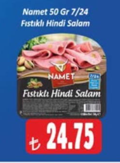 Namet 50 Gr 7/24 Dana Macar Salam