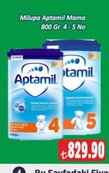 Milupa Aptamil Mama 800 Gr 4-5 No