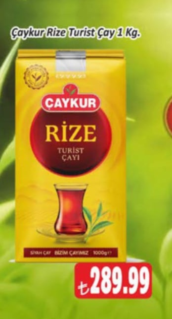 Çaykur Rize Turist Çay 1 Kg.