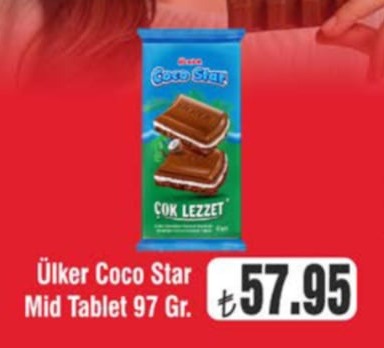 Ülker Coco Star Mid Tablet 97 Gr.