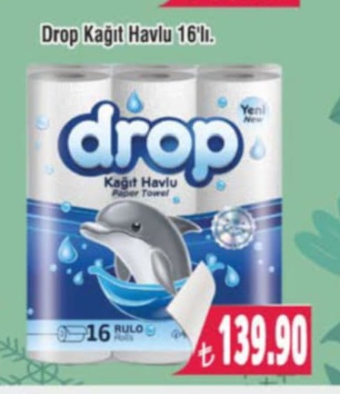 Drop Kağıt Havlu 16'Lı