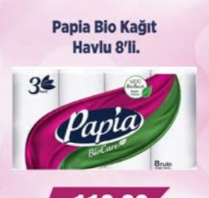 Papia Bio Kağıt Havlu 8'Li