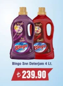 Bingo Sıvı Deterjanı 4 Lt.