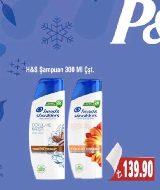 Head & Shoulders Şampuan 300 Ml Çiftli